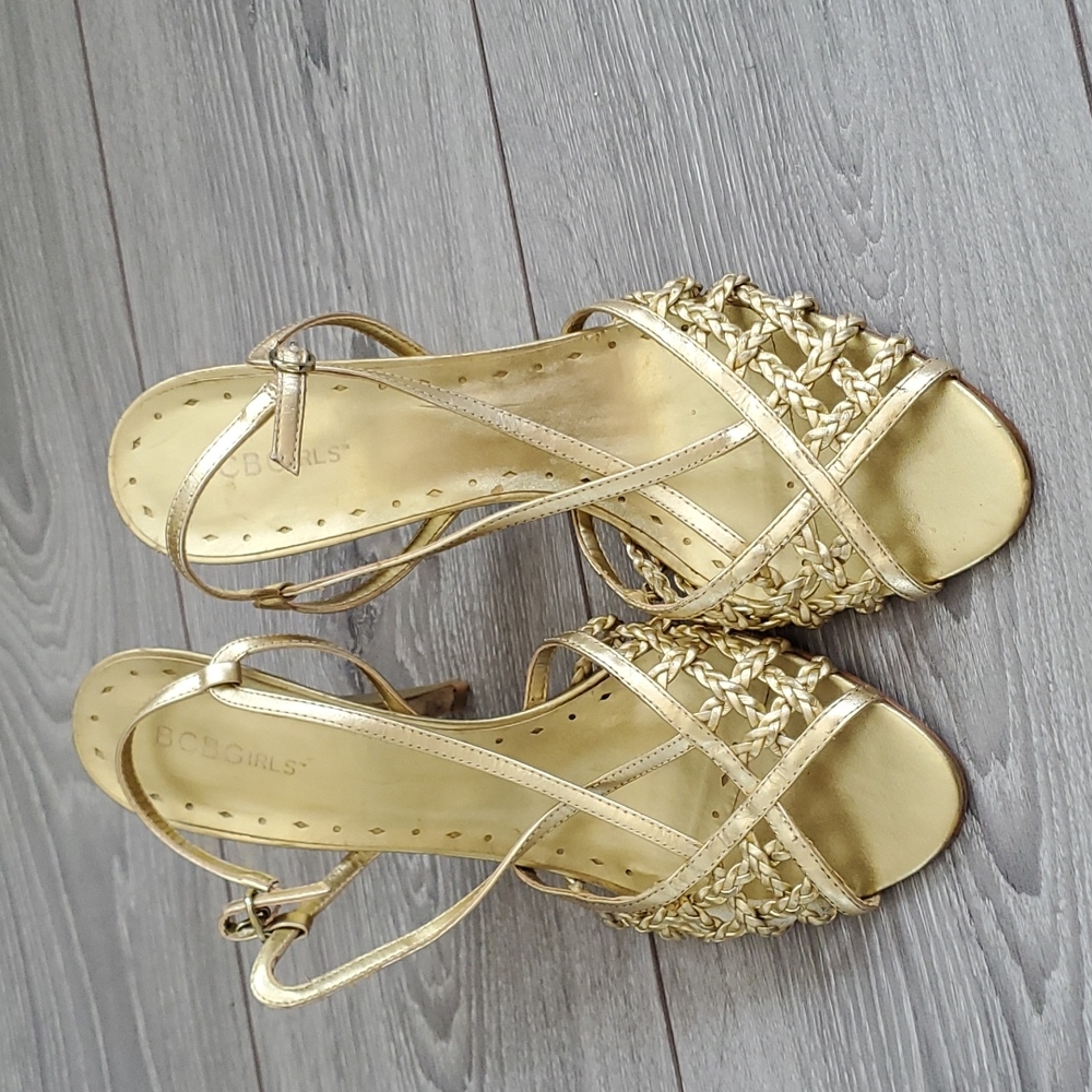 BCBGGirls Gold Shoes